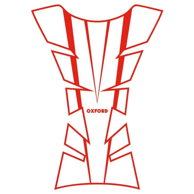 Protection de reservoir Oxford Sheer Arrow rouge/transparent