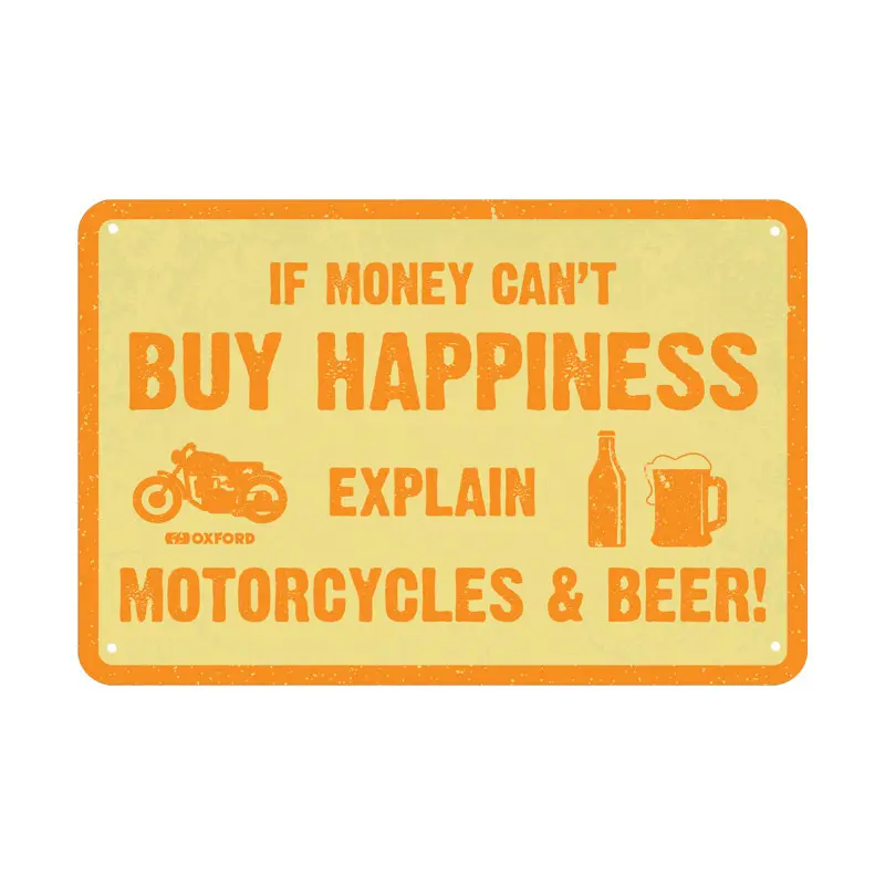 Metallplatte Garage Oxford Buy Happiness