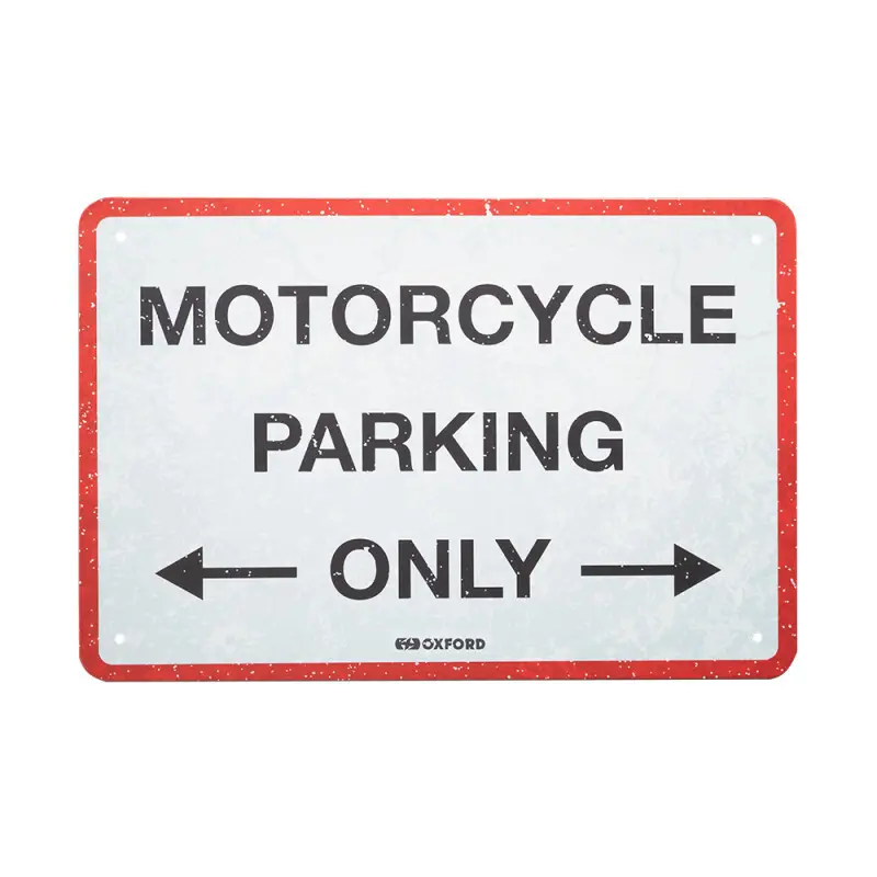 Metallplatte Garage Oxford Parking