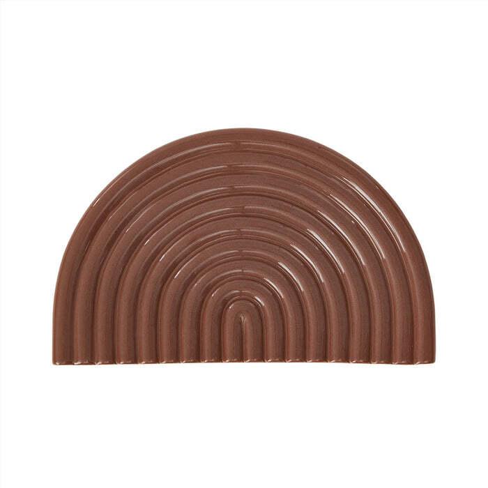 5712195026813 - OYOY living design Tablett Rainbow in Braun - (B)34 x (H)21 cm