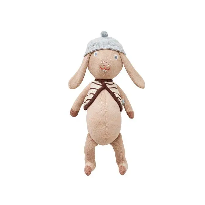 5712195044428 - Mini-Stofftier aus Baumwolle Jojo le lapin