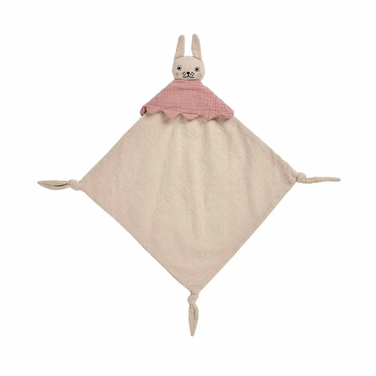 5712195073343 - Mini Kuscheltier Hase aus Bio-Baumwolle OYOY Living Design