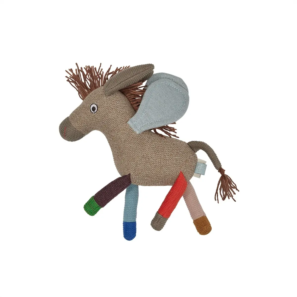 5712195082550 - Mini-Stofftier aus Baumwolle Donny Sky Donkey
