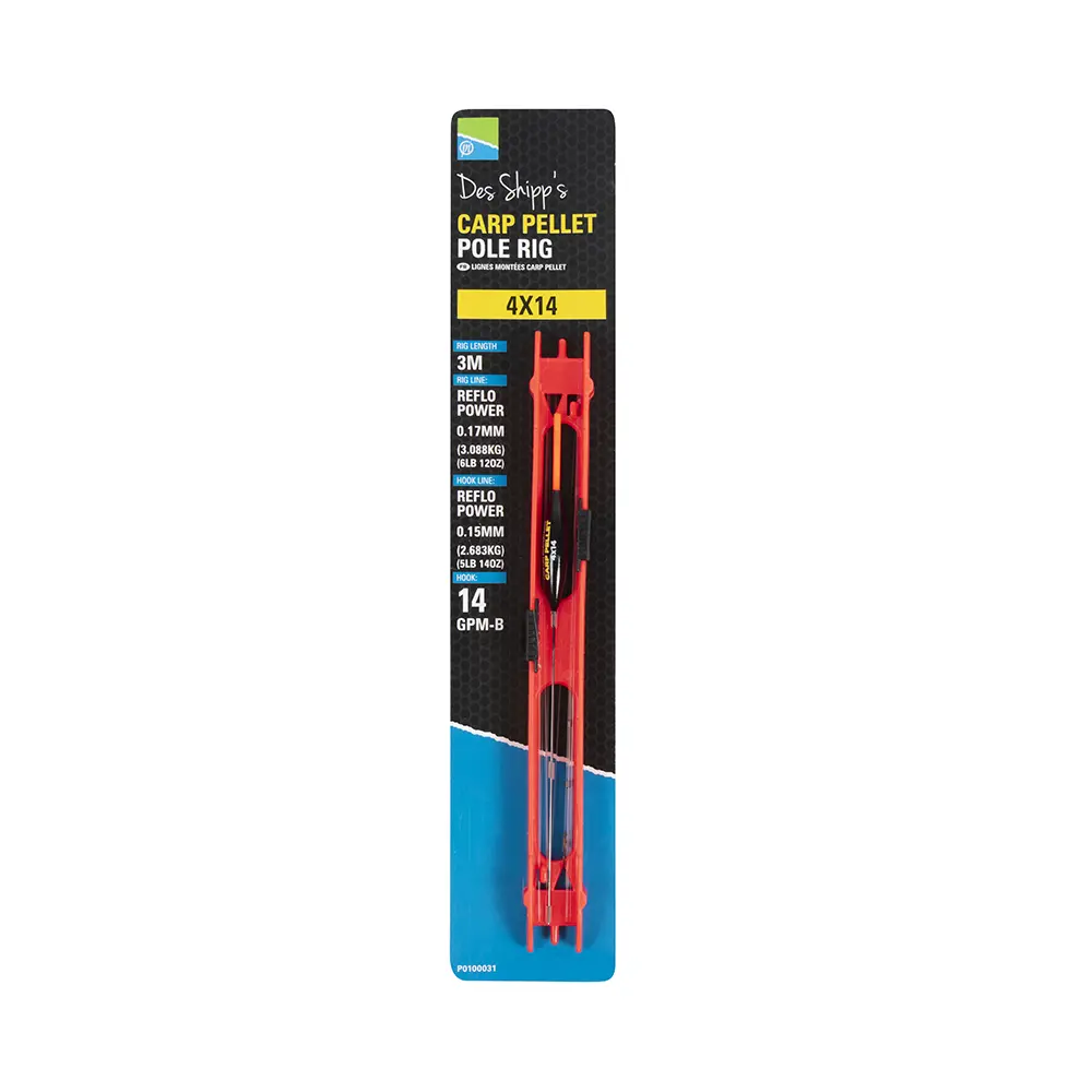 Aufgestiegene Linie Preston carp pellet pole rig