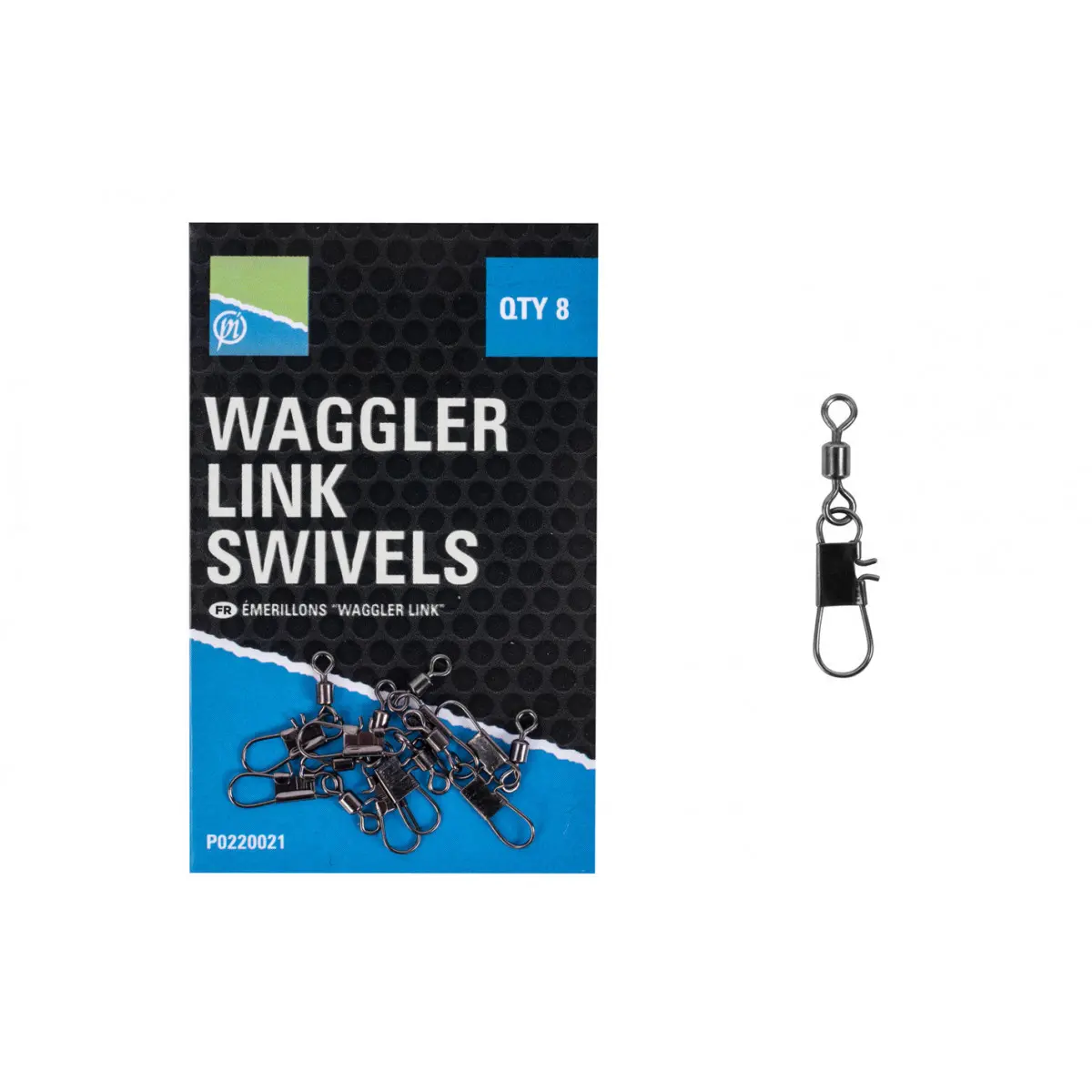 Smaragde Preston Waggler Link (x8)