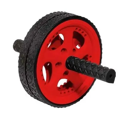 Pure2Improve Roue abdominale , Rouge, Taille TU