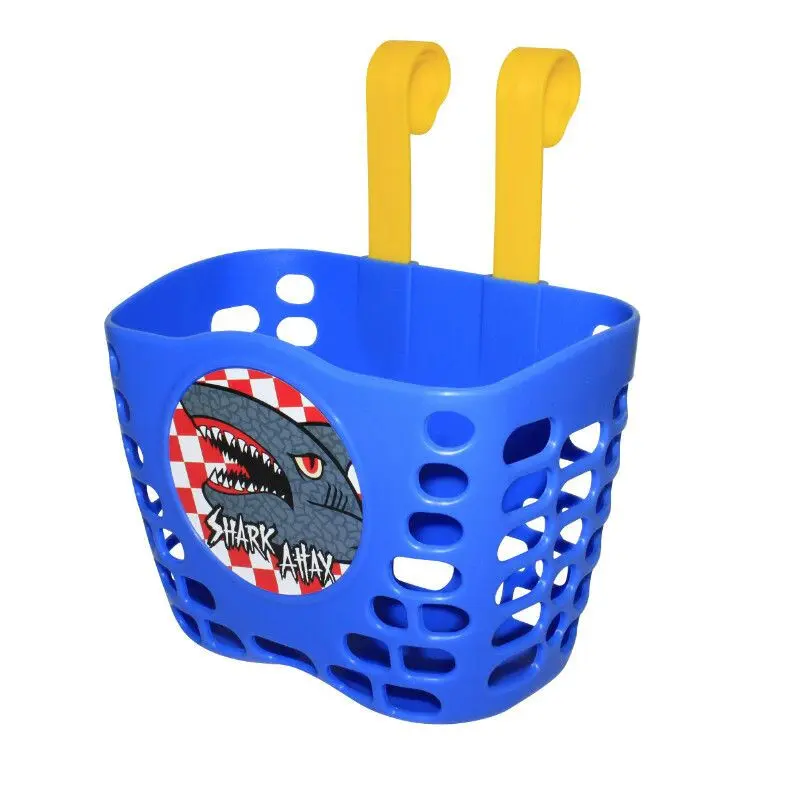 Velo Store - UK Front bike basket with strap attachment on child handlebars P2R shark | Extra 10% off with Subscription, Postage £16.79 to UK Fedex.