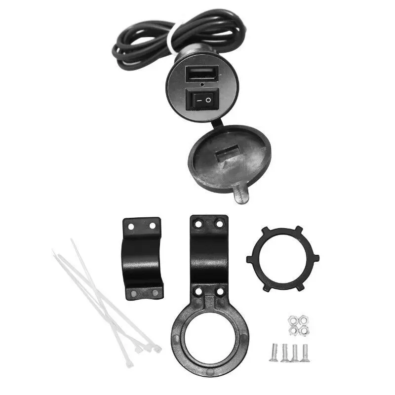Ladegerät usb-Stecker mit Schalter + Lenkerbefestigung P2R