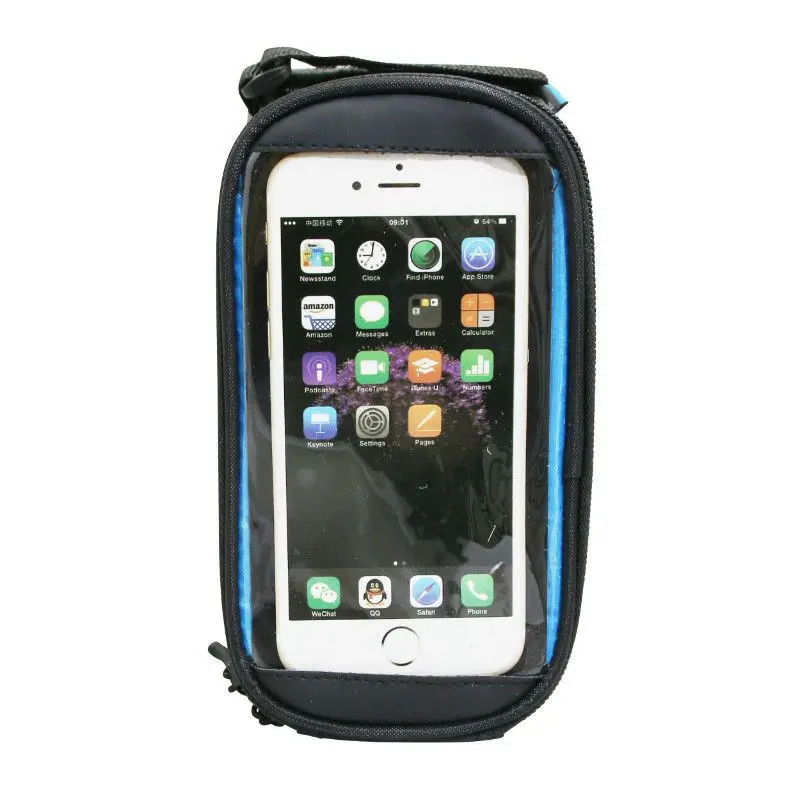 Velo Store - UK Bike frame bag-potential smartphone for cell phone - i-phone velcro attachment P2R 19.5 x 10 x 9 cm | Extra 10% off with Subscription, Postage £16.79 to UK Fedex.