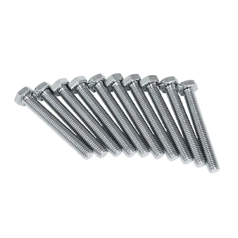 Packung mit 10 Sechskantschrauben aus verzinktem Stahl P2R