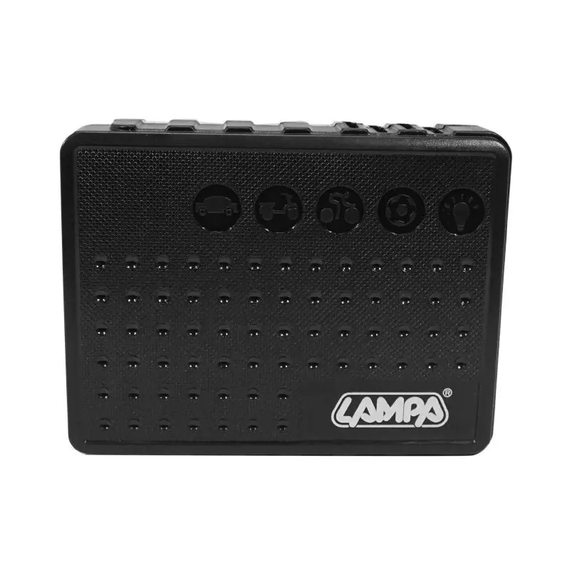 Image of Universal-Taschenkompressor mit Led-Taschenlampe 8 bar (8 Batterien aa) P2R