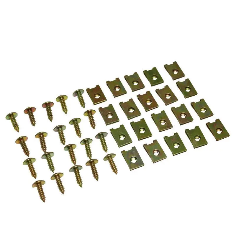 20er-Pack Karosserieclip mit Schraube P2R