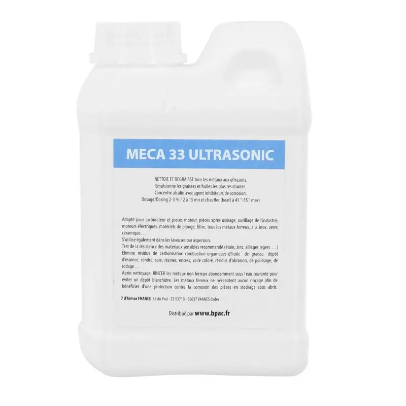 Detergent Ultraschall-Badreiniger professionell P2R Meca 33