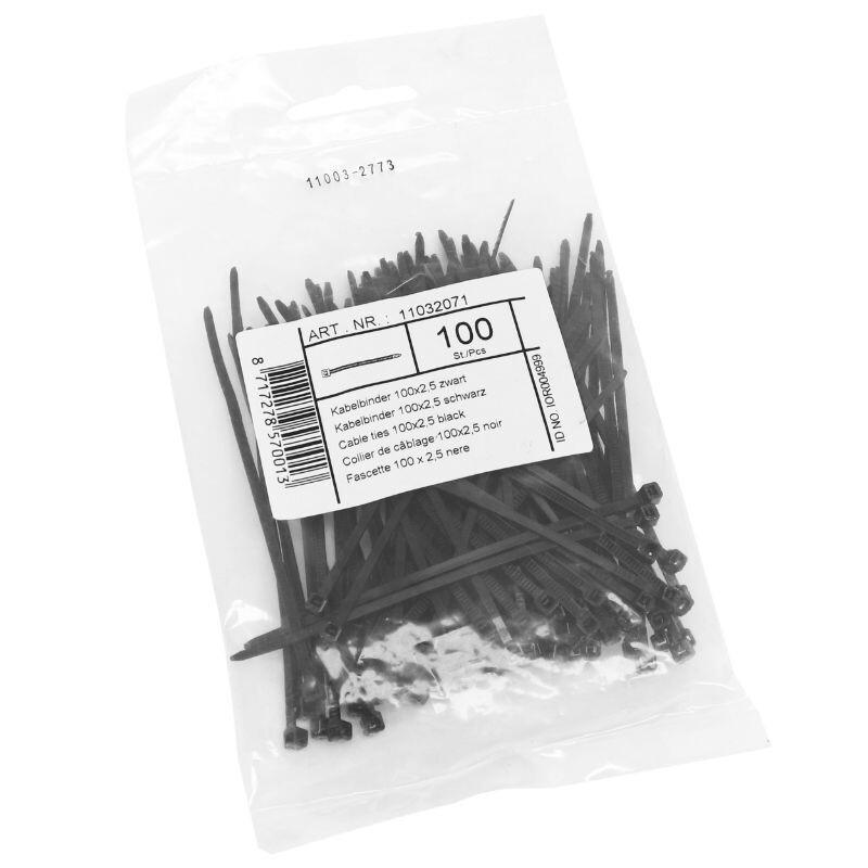 Velo Store - UK Pack of 100 nylon clamps P2R Rilsan 2,5x100 mm | Extra 10% off with Subscription, Postage £16.79 to UK Fedex.