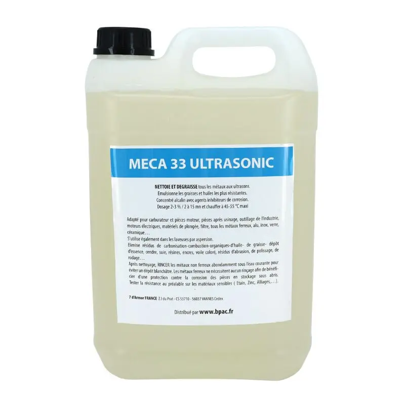 Detergent Ultraschall-Badreiniger professionell P2R Meca 33