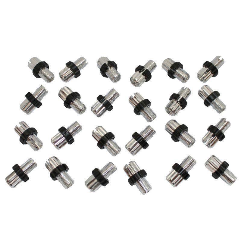 Velo Store - UK Bag of 25 hollow screw tensioner bicycle cable slotted aluminum P2R M10 L11,5 mm | Extra 10% off with Subscription, Postage £16.79 to UK Fedex.