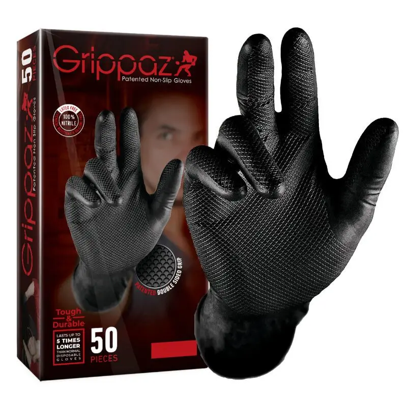 Image of Chemikalienbeständige Handschuhe aus Fischschuppenleder P2R Nitrile (x50)