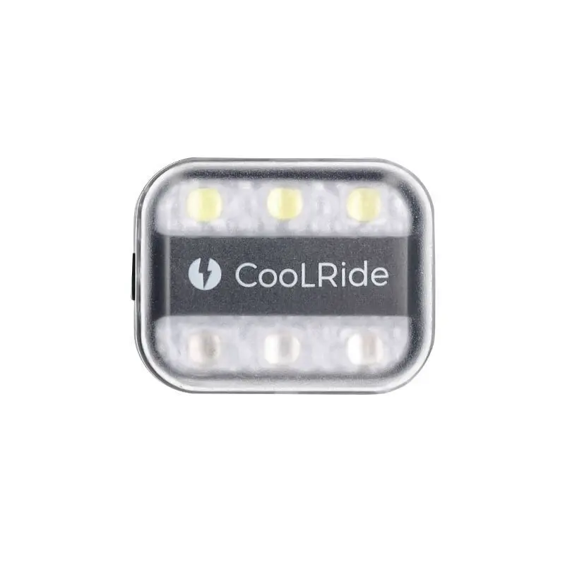 Image of usb-fahrradbeleuchtung rückwärts clip an sattelstütze P2R Coolride Usb