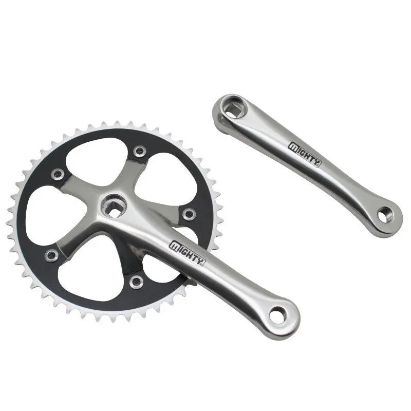 P2R Tretlager Straße Alu Kettenblatt Fixie 3.30 165 mm 46D. (Fixie - Singlespeed) Diam. 130 Unisex
