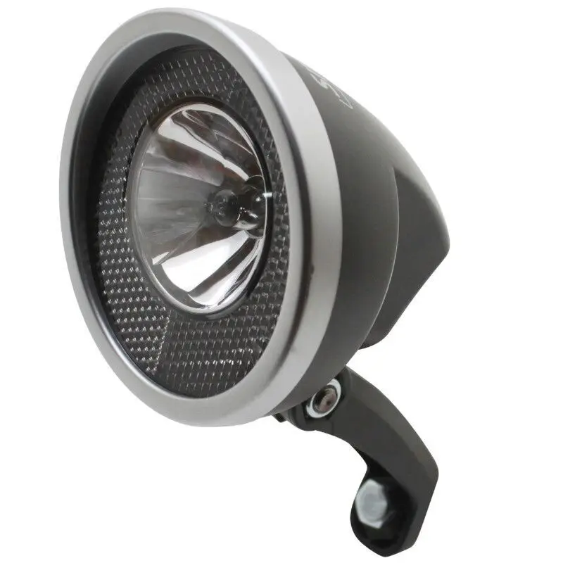 Velo Store - UK front dynamo bike light on halogen fork P2R 10 Lux on-off | Extra 10% off with Subscription, Postage £16.79 to UK Fedex.