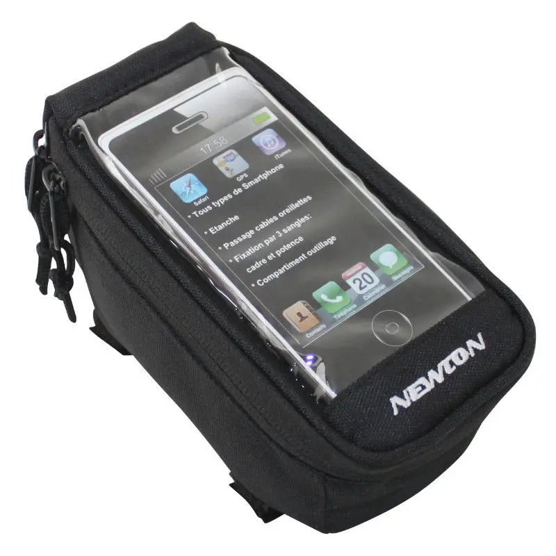 Image of Fahrrad-Smartphone-Rahmentasche für Mobiltelefon - i-phone Klettverschluss P2R 17 x 9 x 7 cm