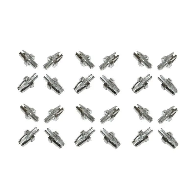 Image of Packung mit 25 Hohlschrauben für Fahrradkabelspanner mit Alu-Schlitz P2R M 7 L10 mm