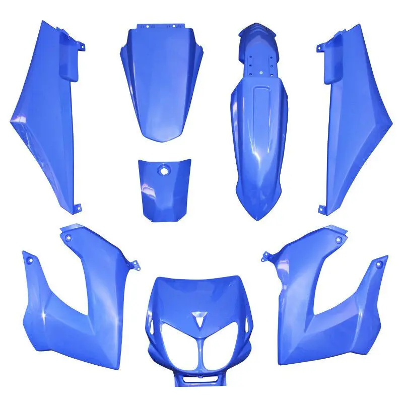 8er-Set Karosserie Verkleidung P2R Derbi 50 Senda 2000>2010
