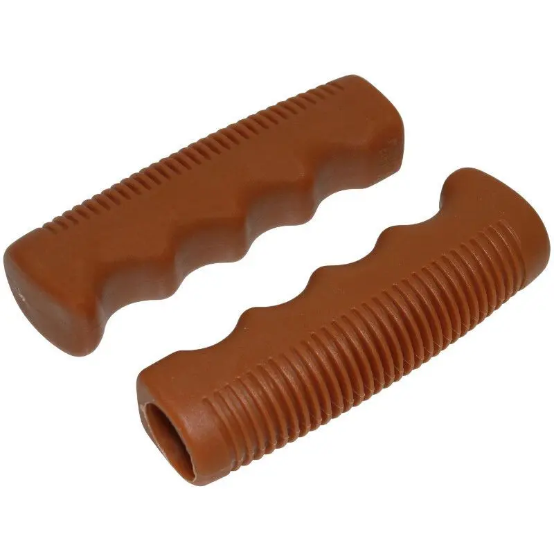 Velo Store - UK Pair of rubber handles style vintage P2R Caramel Preforme | Extra 10% off with Subscription, Postage £16.79 to UK Fedex.
