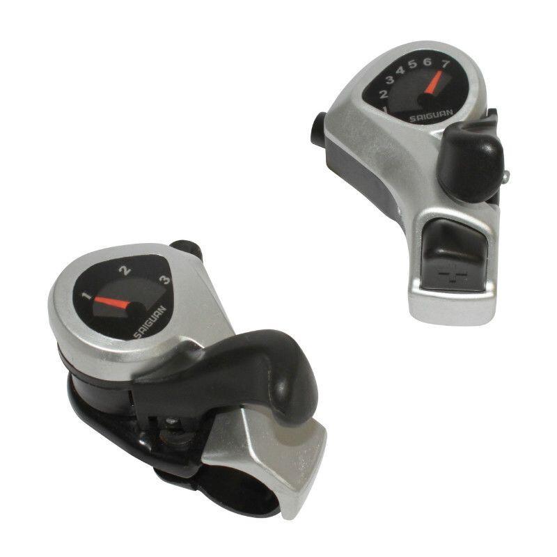 Velo Store - UK Pair of resin bike shifters with dials and push button P2R 7 V | Extra 10% off with Subscription, Postage £16.79 to UK Fedex.