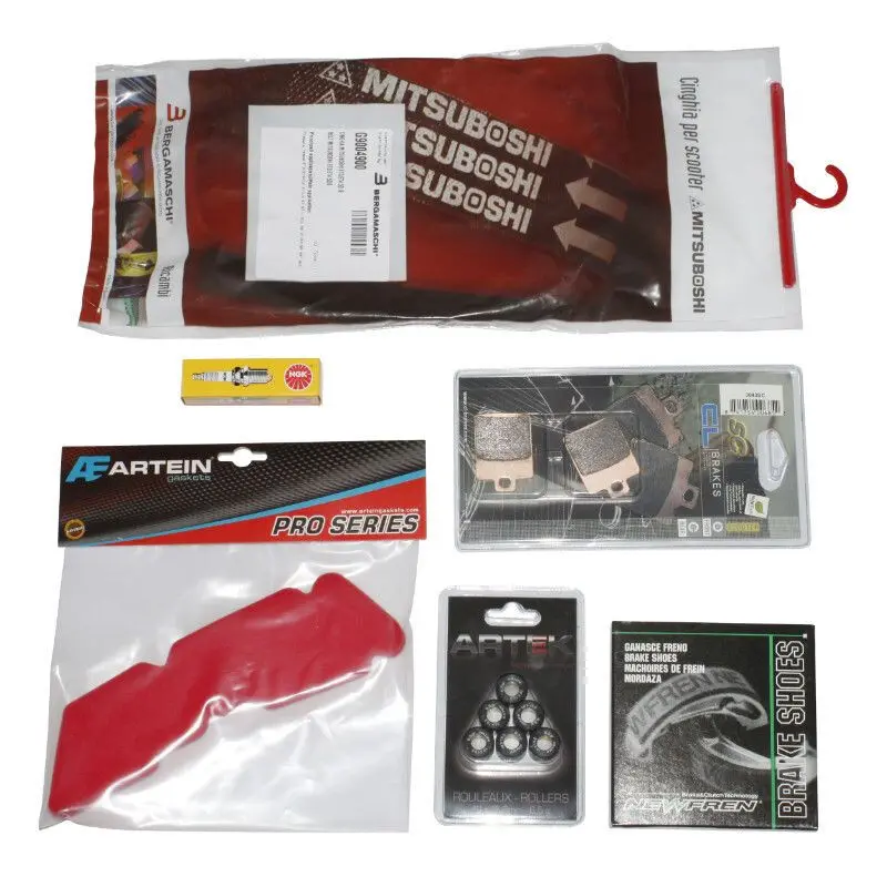 Set mit 6 Pflegesets P2R Piaggio 50 Zip 2t 2008+