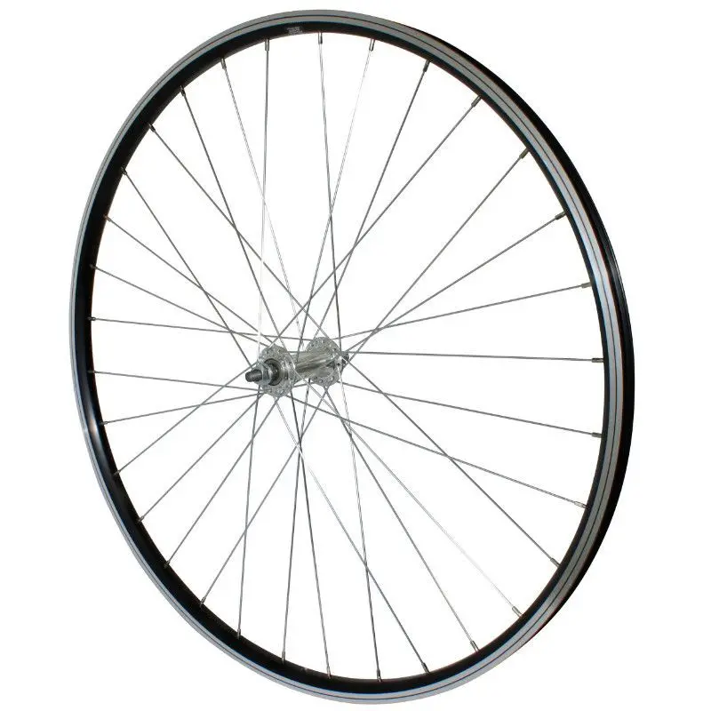 P2R Vtc-Fahrradrad vorne Aluminium doppelwandige Aluminiumnabe Vollachse Unisex