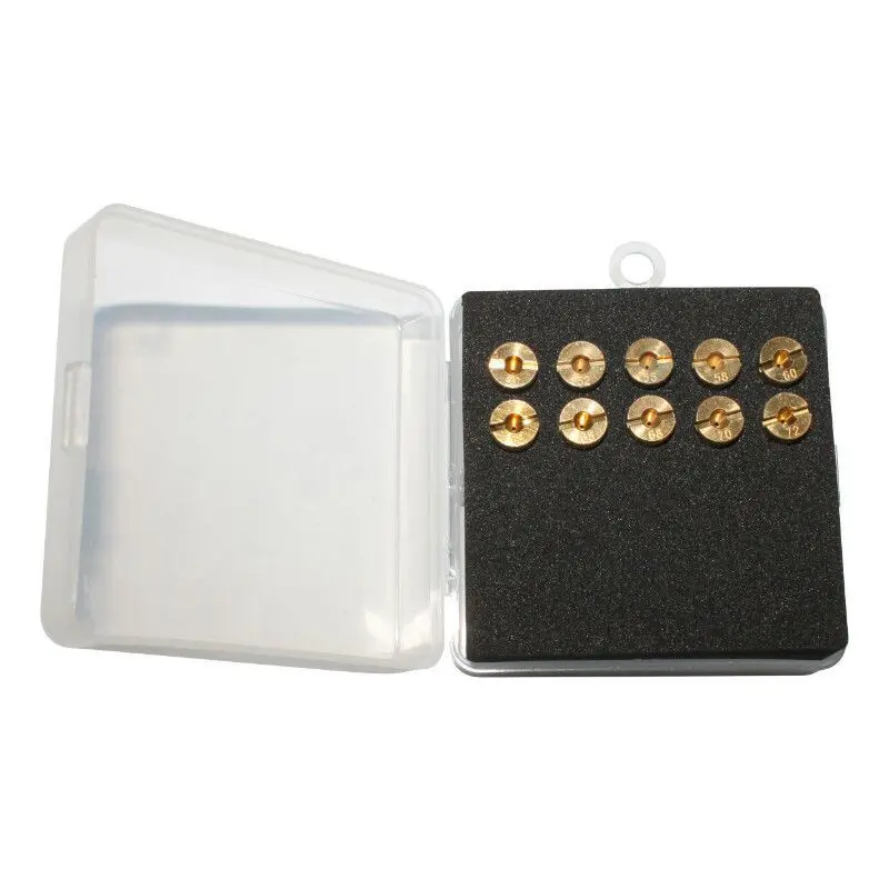 Schachtel mit 10 Hauptdüsen P2R PHBN-PHVA N°50-52-55-58-60-62-65-68-70-72