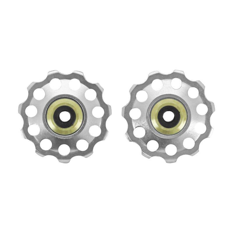 Velo Store - UK Set of 2 bicycle derailleur rollers with bearings P2R 9-10V | Extra 10% off with Subscription, Postage £16.79 to UK Fedex.