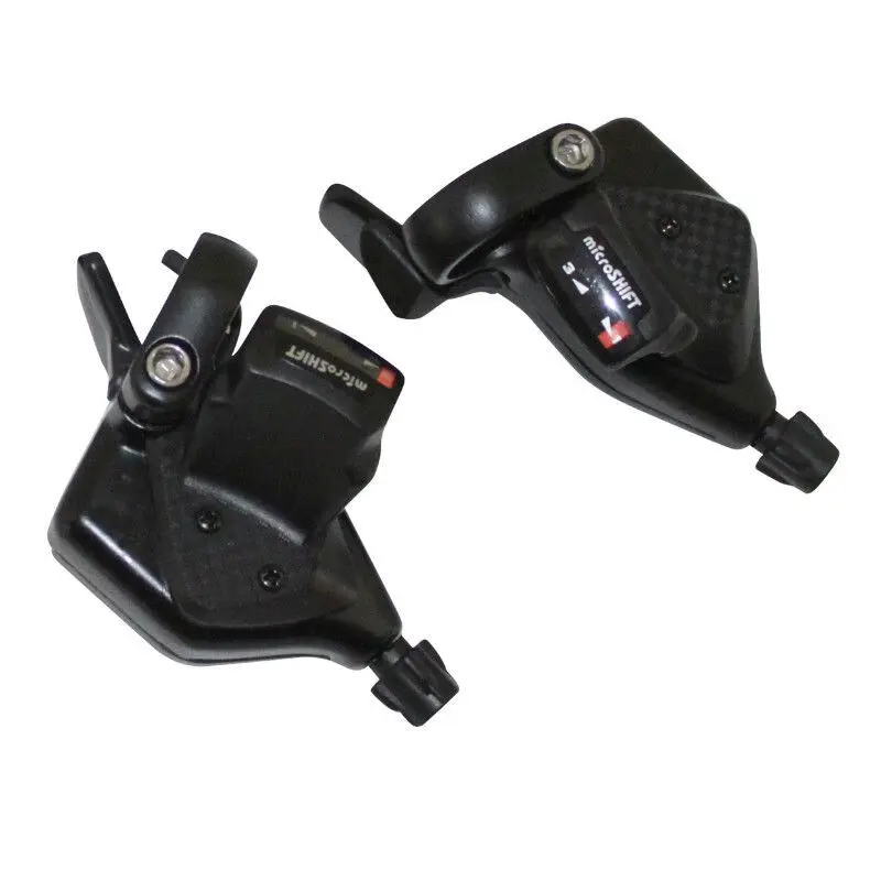 Velo Store - UK Pair of indexed aluminum levers with handle P2R Rapid Push-Pull 9V. | Extra 10% off with Subscription, Postage £16.79 to UK Fedex.
