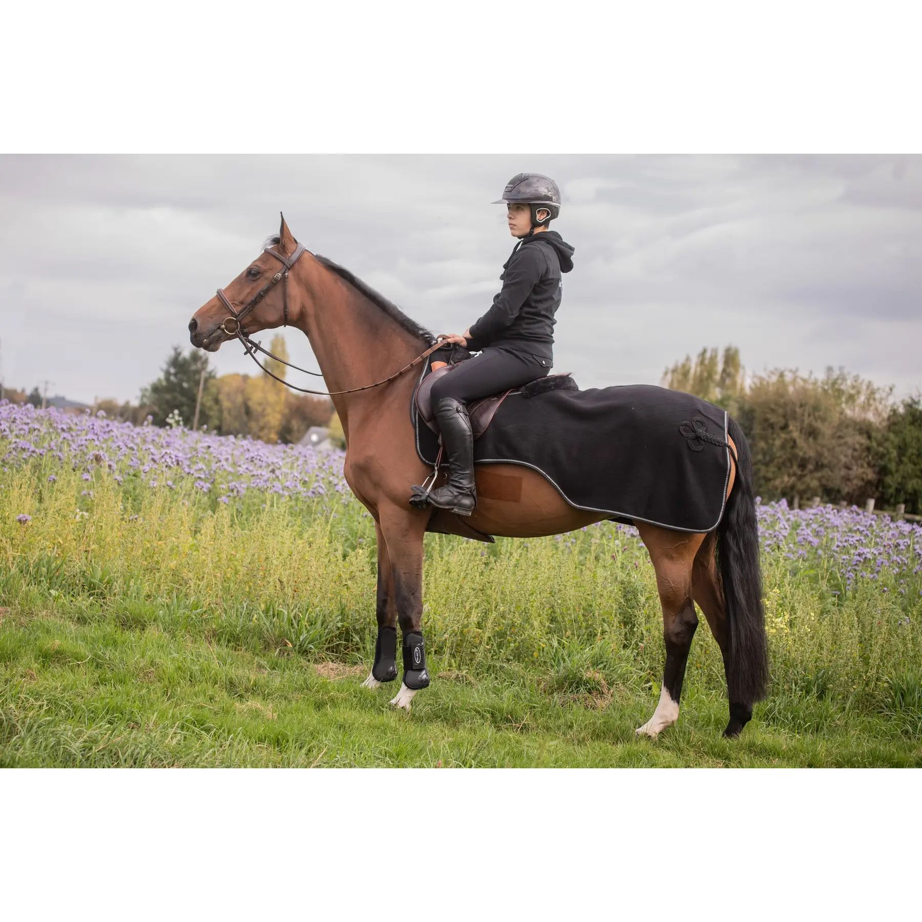 Comparer les prix de Couvre-reins pour cheval en polaire Paddock Sports