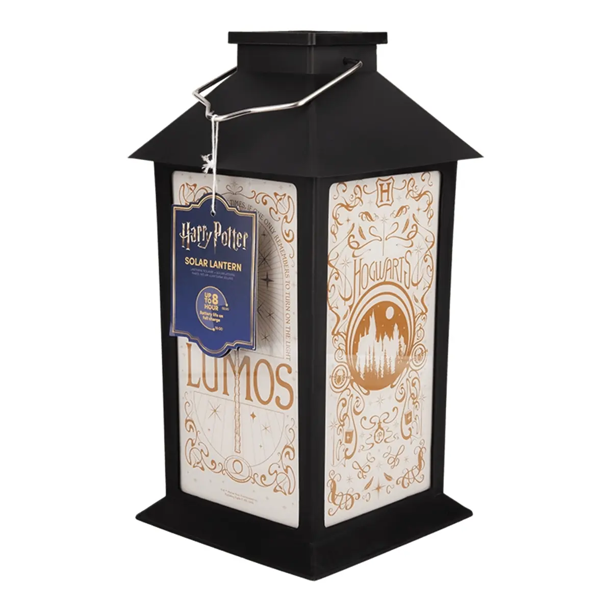 Harry Potter Hogwarts Solar Lantaarn – Buitenlamp met Sensor en Handgreep – Officieel Gelicentieerd – Paladone