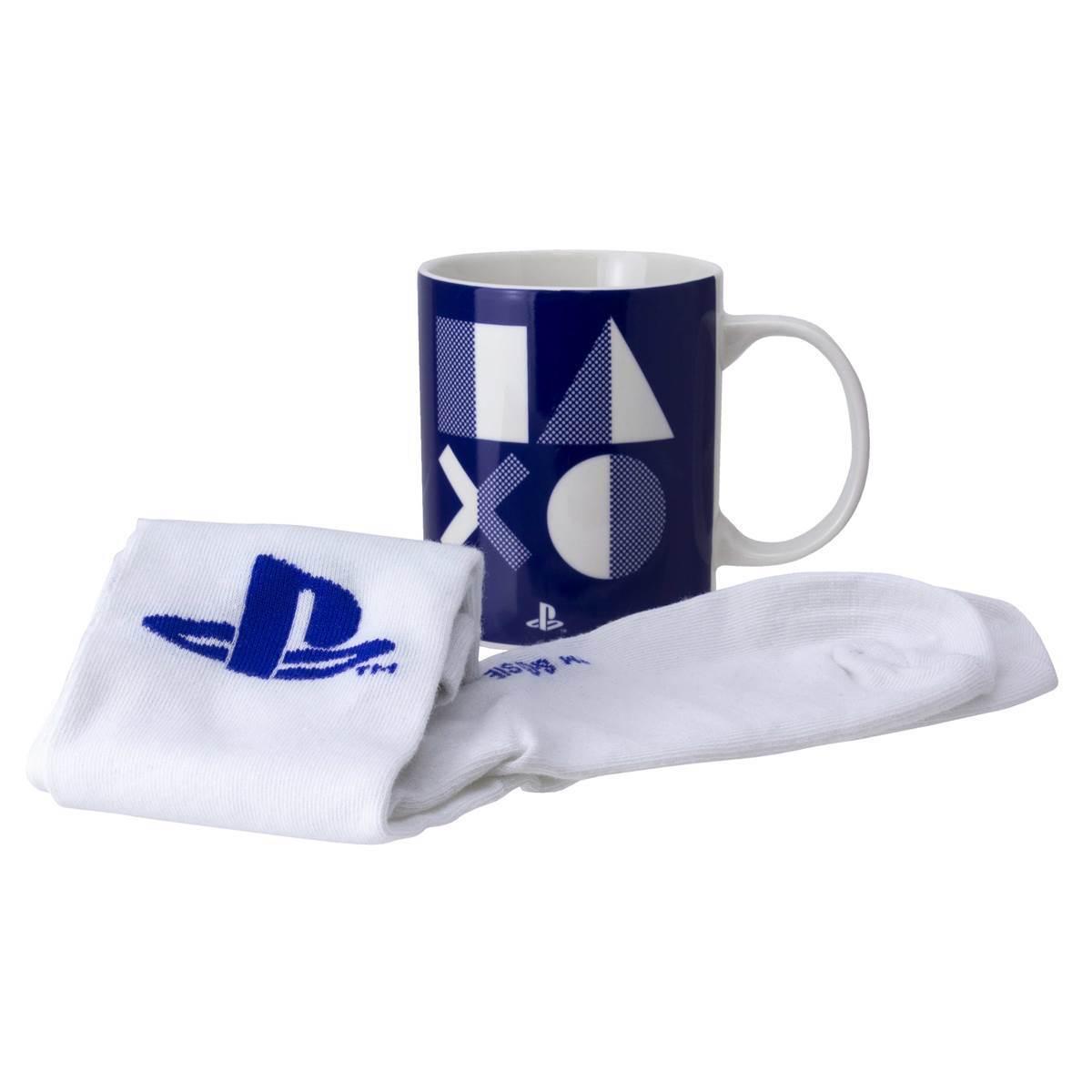5055964766399 - Paladone - Playstation Mug and Socks Gift Set - Socken - 5055964766399 - Paladone - Playstation Mug and Socks Gift Set - Socken -