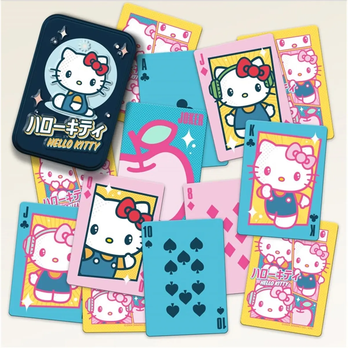 5056577735635 - Paladone - Hello Kitty Playing Cards in a Tin