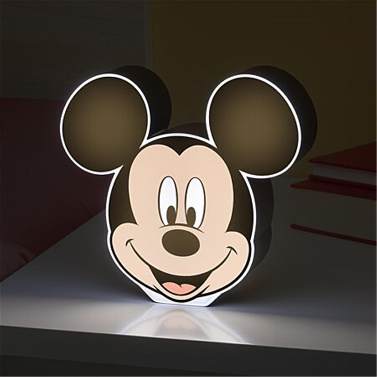 5055964792435 - Paladone - Disney Mickey Mouse Leuchte schwarz weiß rot 100 % Kunststoff Geschenkbox