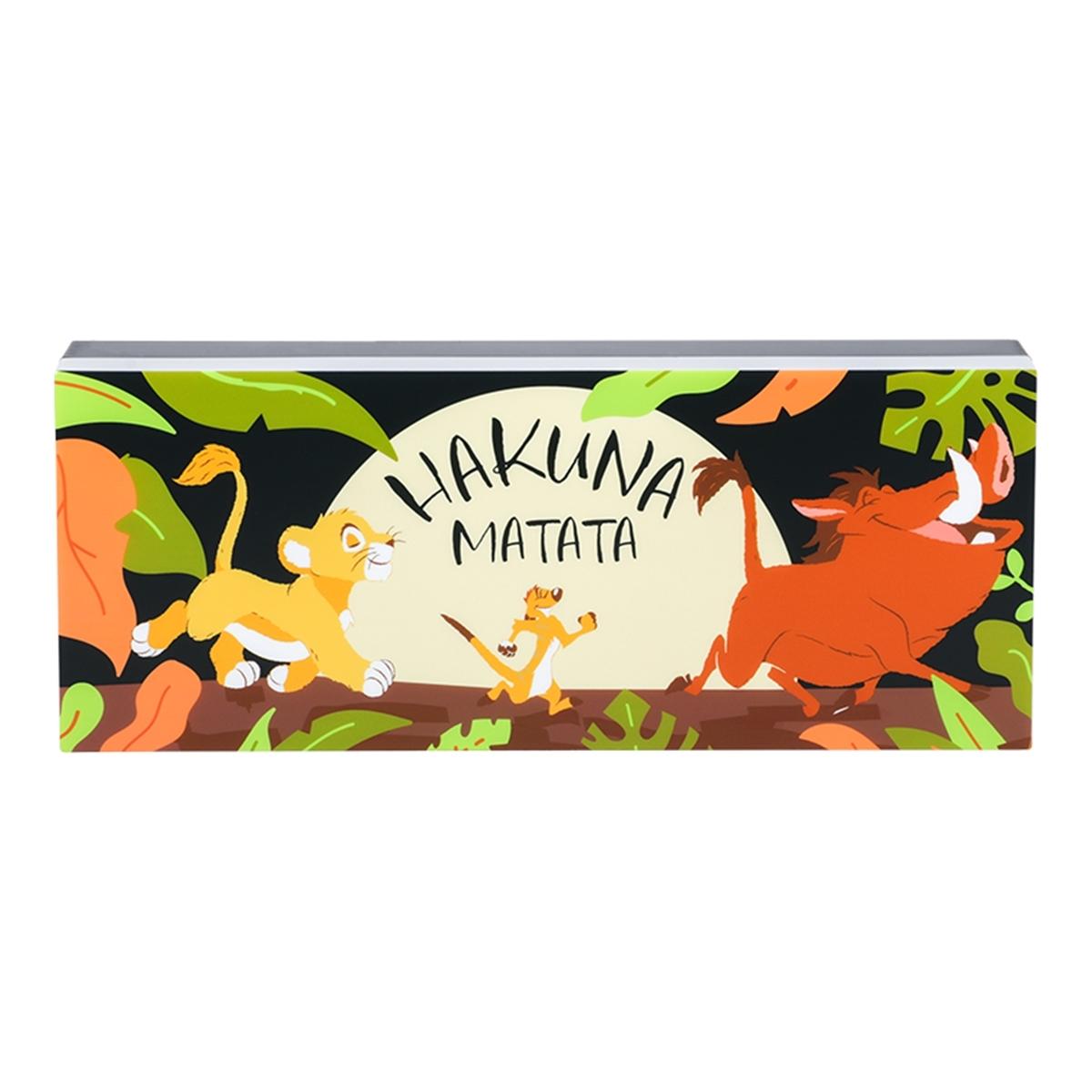 5056577736687 - Lampe Paladone Le Roi Lion Hakuna Matata Logo