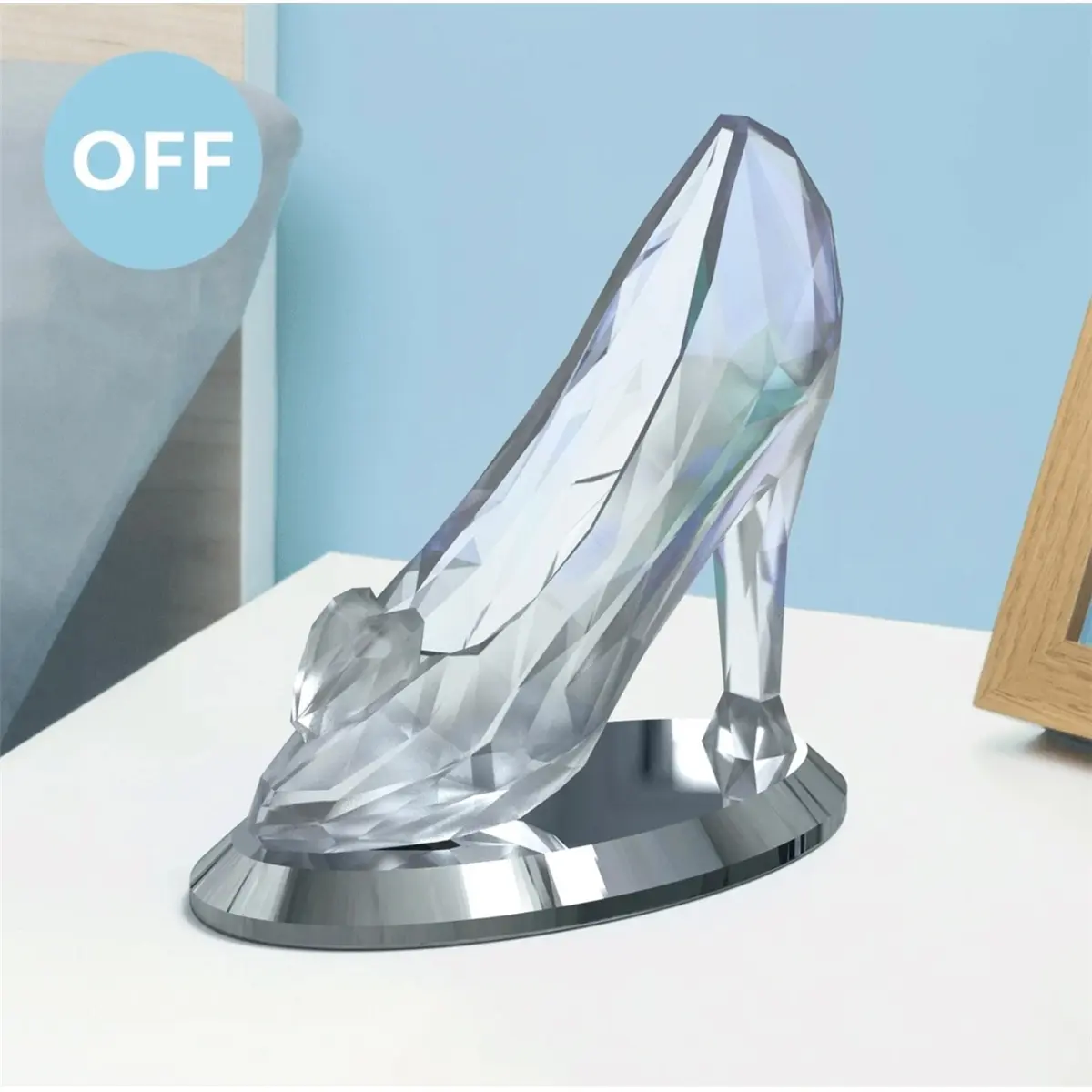 5056577728217 - Paladone - Cinderella Glass Slipper 3D Light - Leuchten