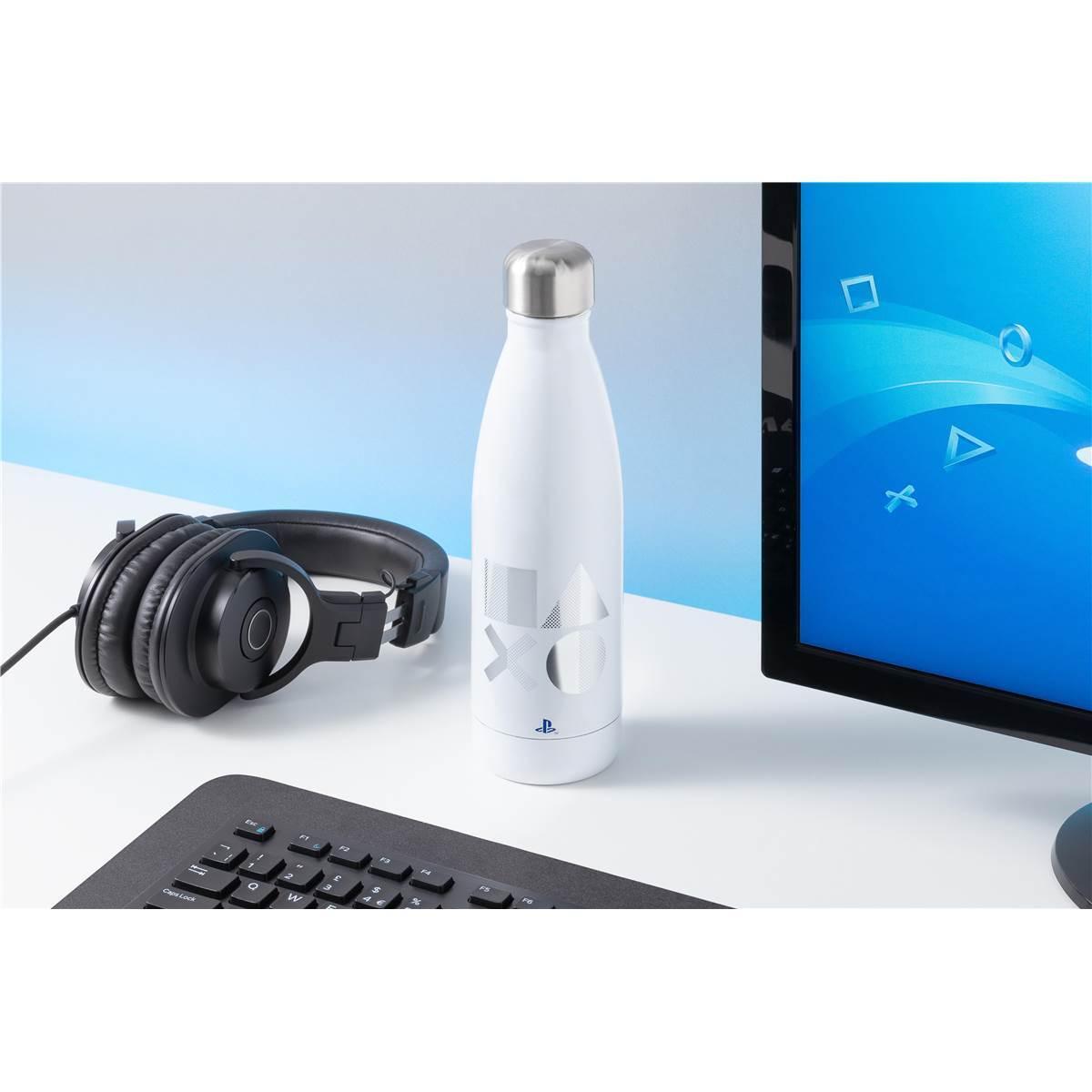 5055964766542 - Paladone - Playstation Metal Water Bottle PS5 - Wasserflasche -