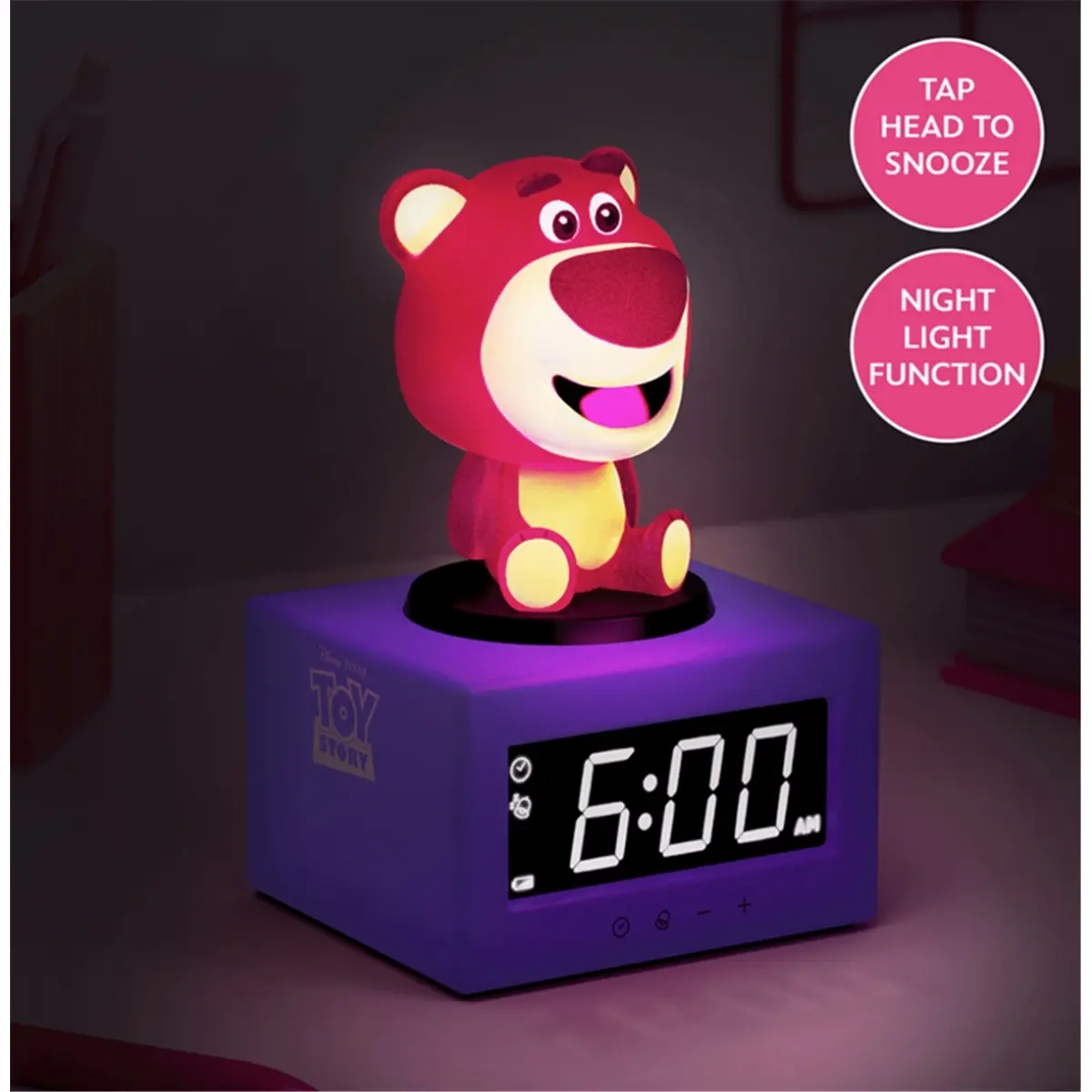 5056577747805 - Paladone Toy Story 3 - Lotso Icon Alarm Clock