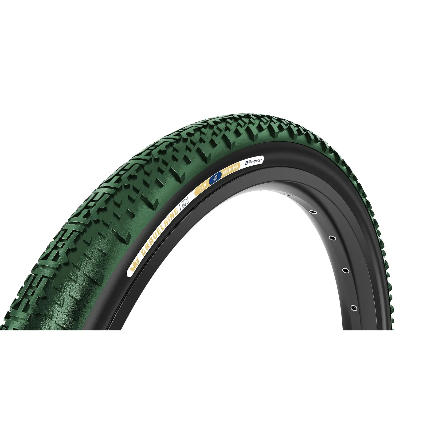 Panaracer Gravelking X1 Limited Edition Tubeless 700c X 40 Gravelband Groen 700C x 40
