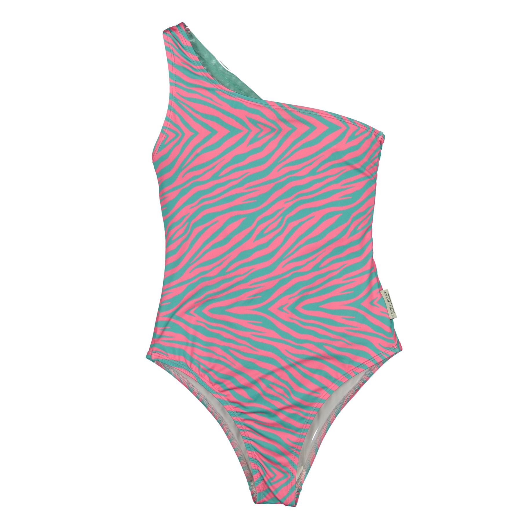 5600854694698 - Badeanzug Mädchen Minty Waves Asymmetric