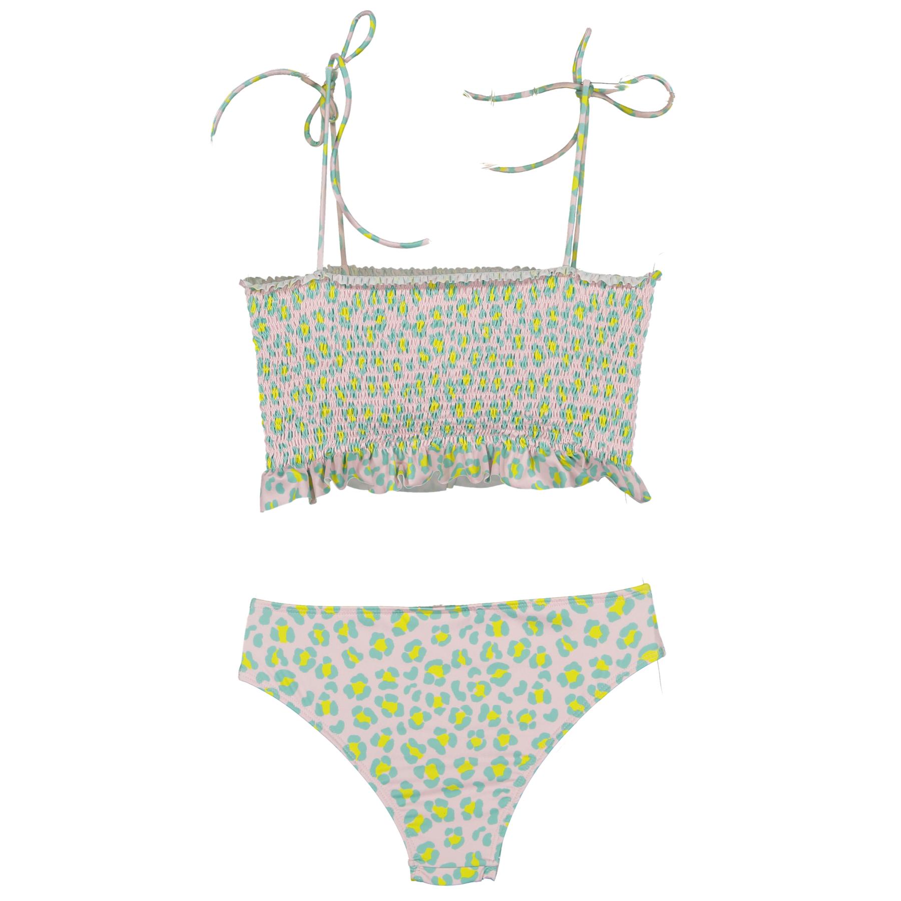 5600854691437 - Bikini für Mädchen Candy Animal Dots Smocked