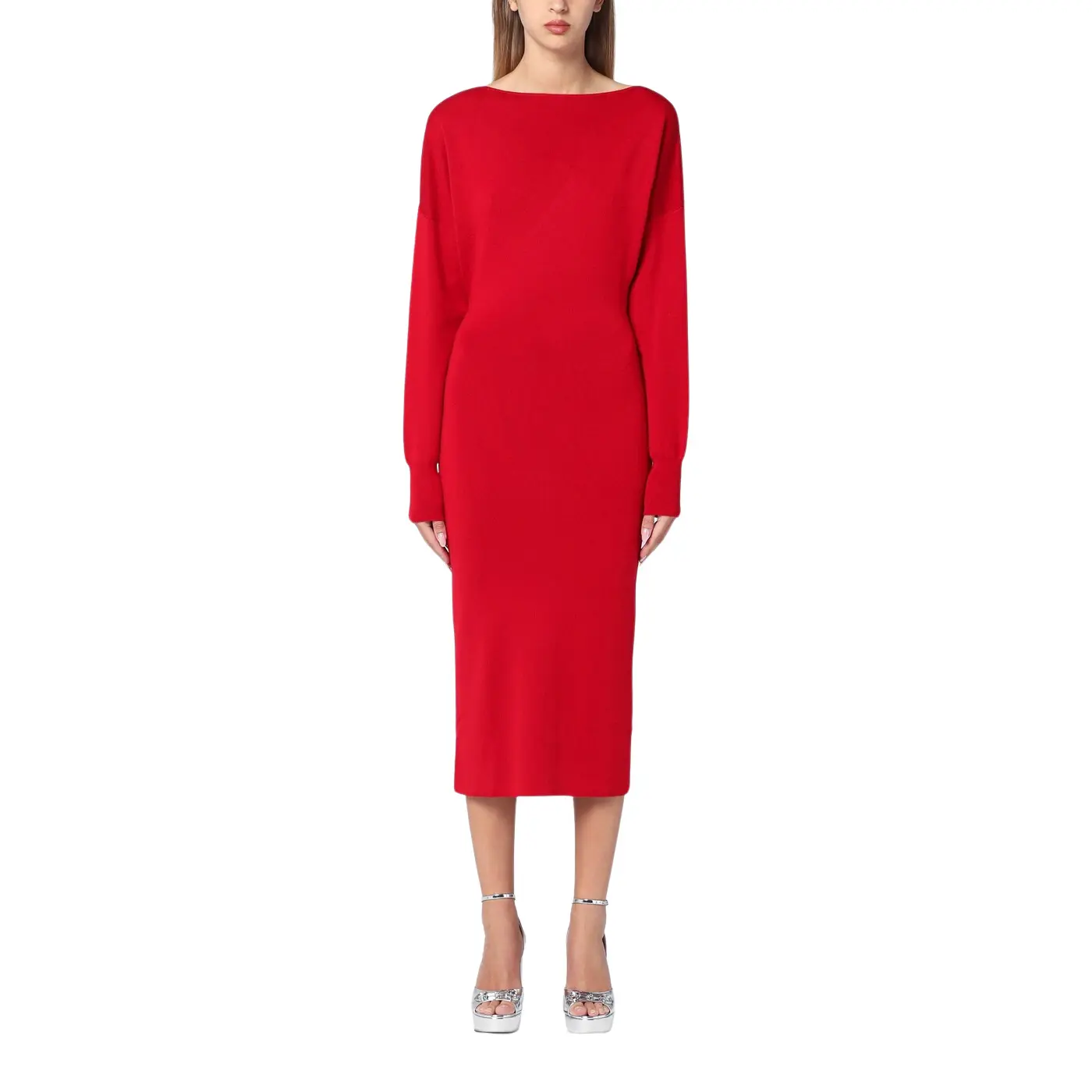 Mittelgroßes Kleid aus Wolle und Kaschmir für Frauen Parosh