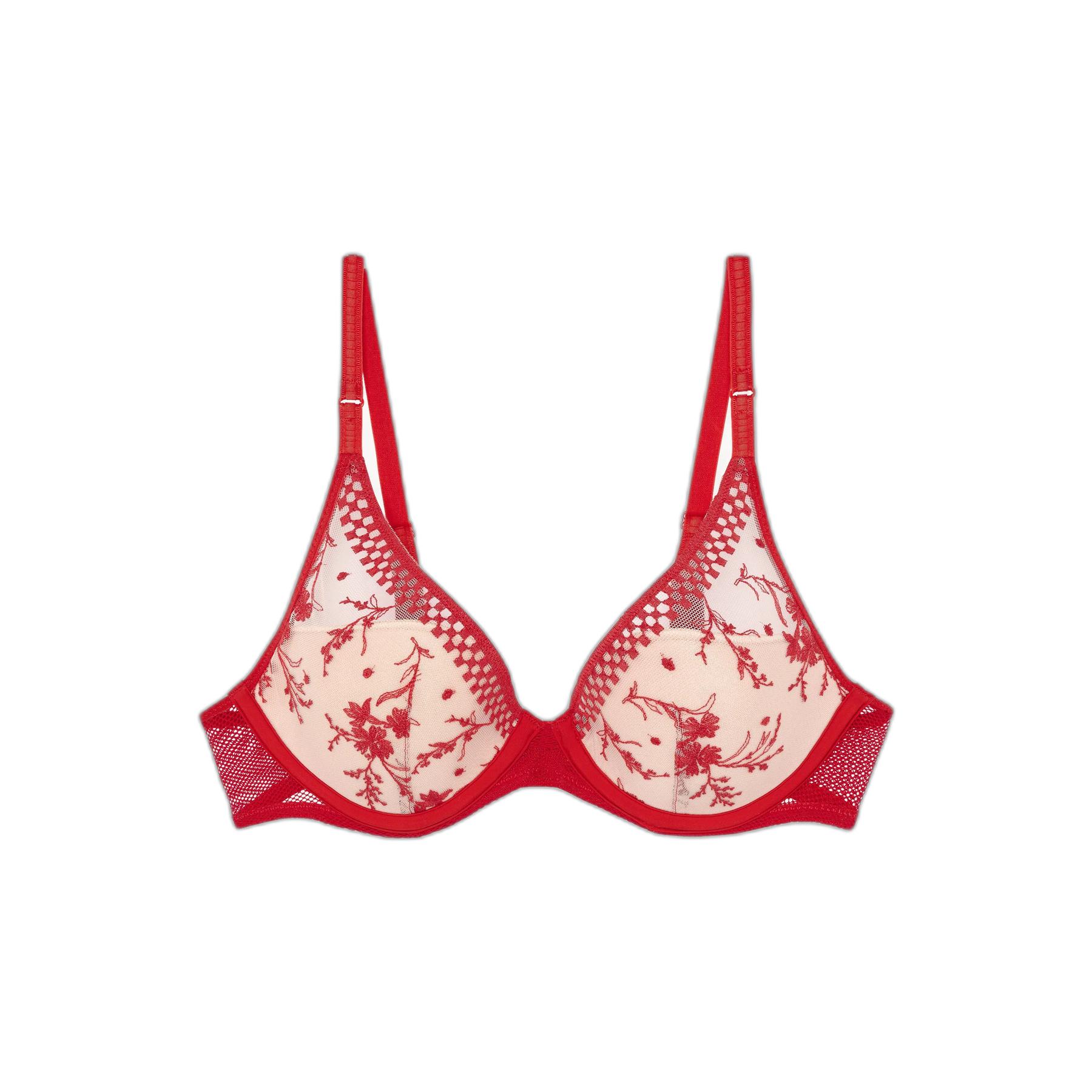 3106431259318 - Tief dekolletierter BH mit Polstern für Damen Suzy