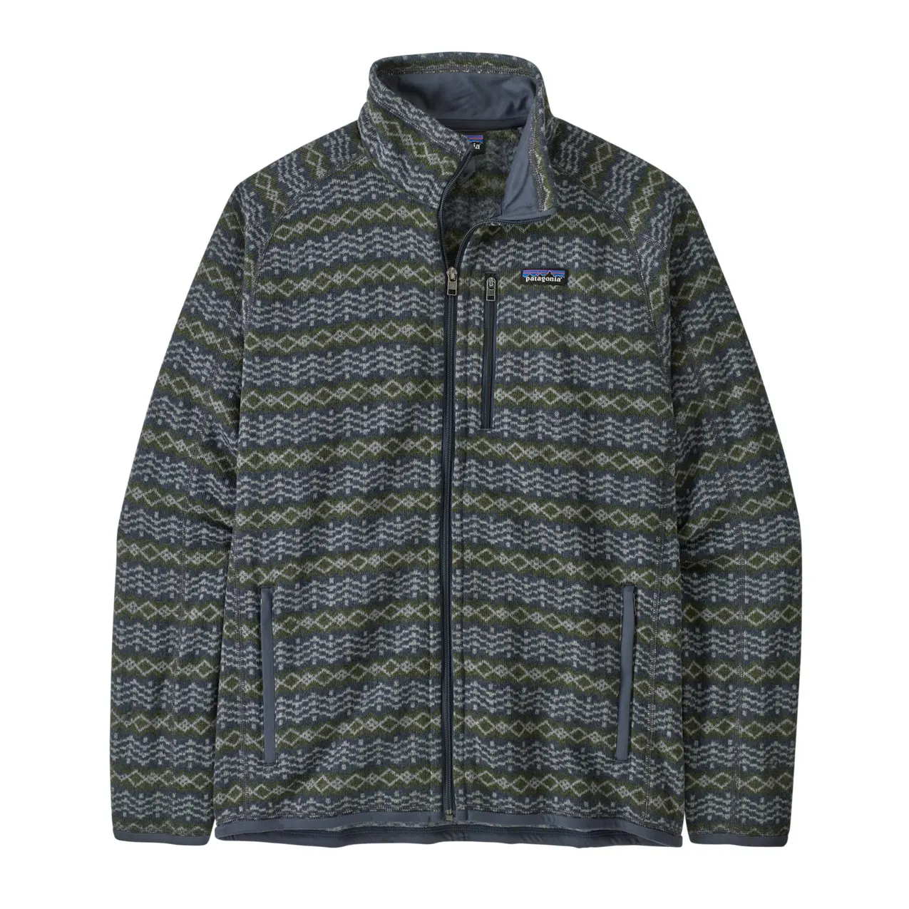 Patagonia Men's Bleu Zipped Fleece Better
