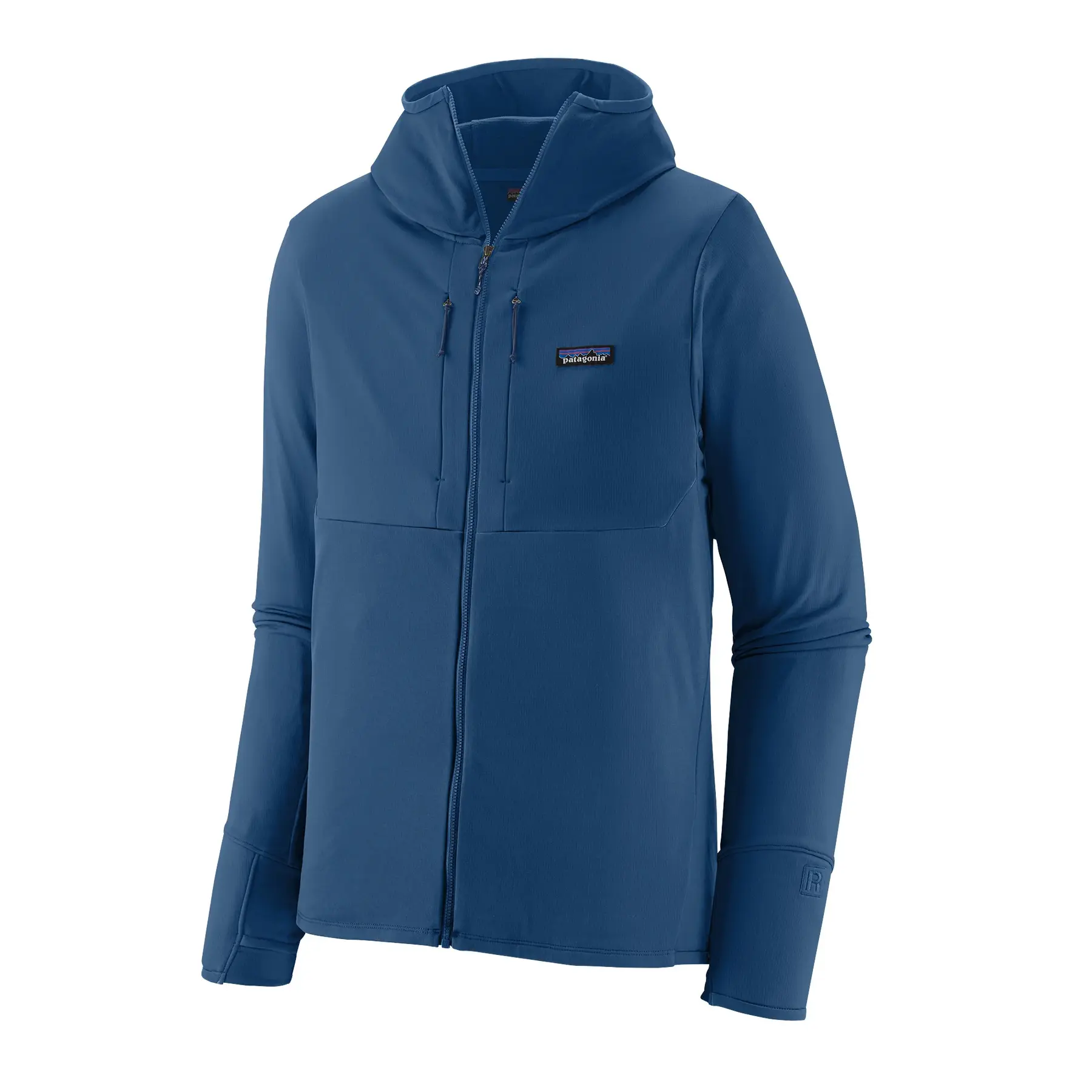 Waterproof zip-up hooded jacket Patagonia R1 Thermal